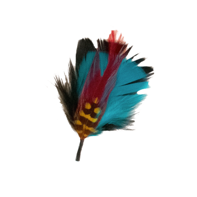 Azure blue Feather