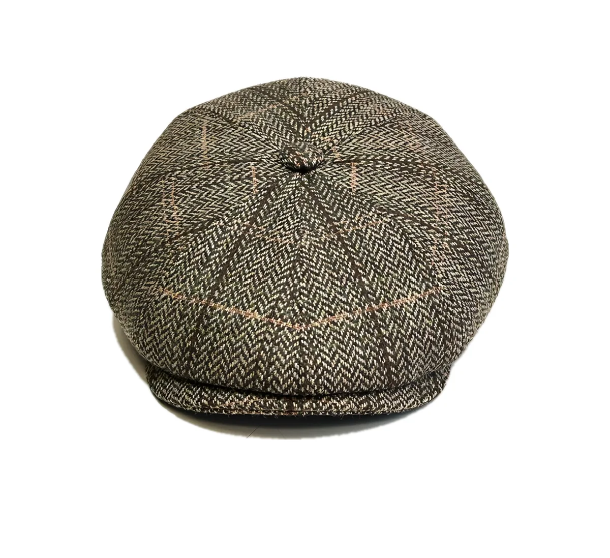 Beaumont 454 Camel newsboy cap, front