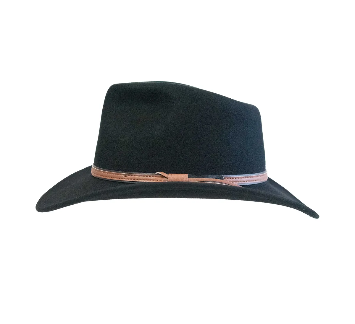 Grand Prairie Black hat, side