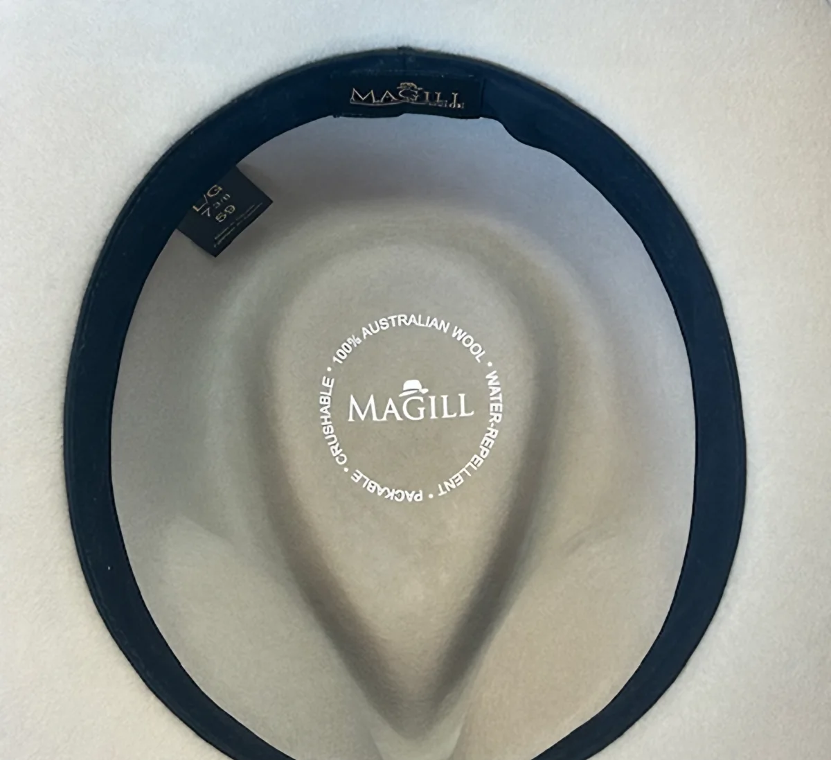Grand Prairie Fawn hat, inside