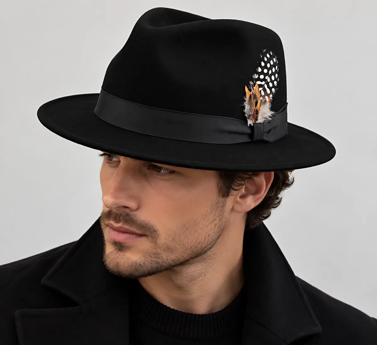 Waldorf Black hat, worn